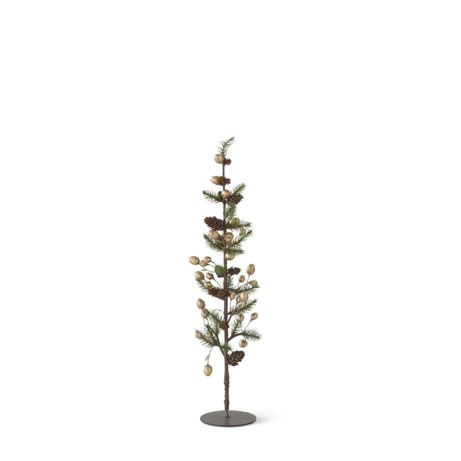 Pine Twig Trees with Cones & Berries
